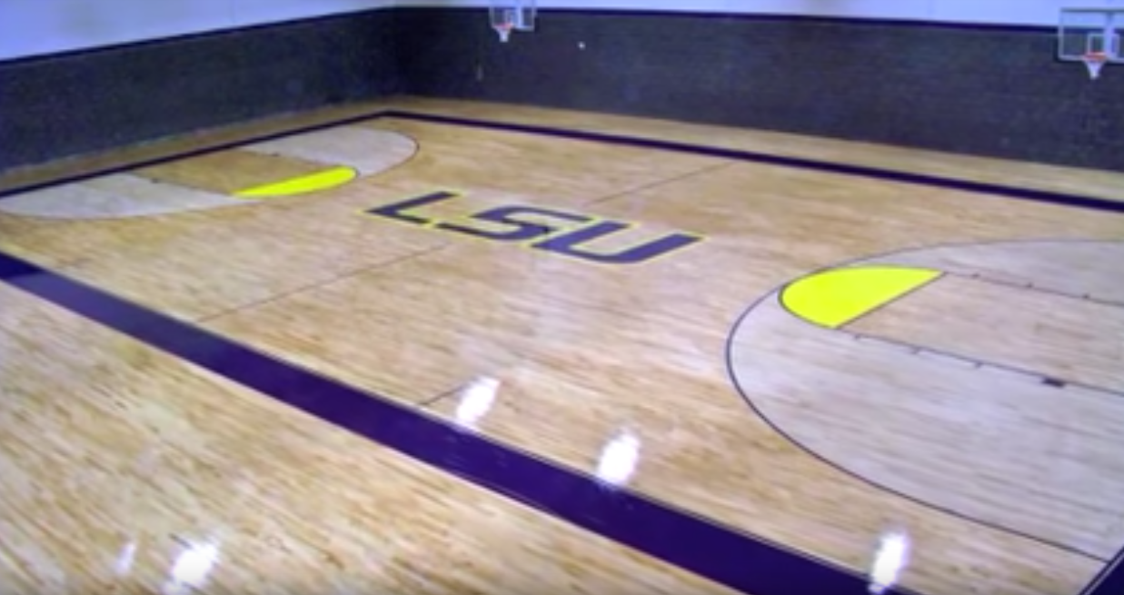 LSU Basketball Practice Facility Gym Flooring Sports Floors Inc