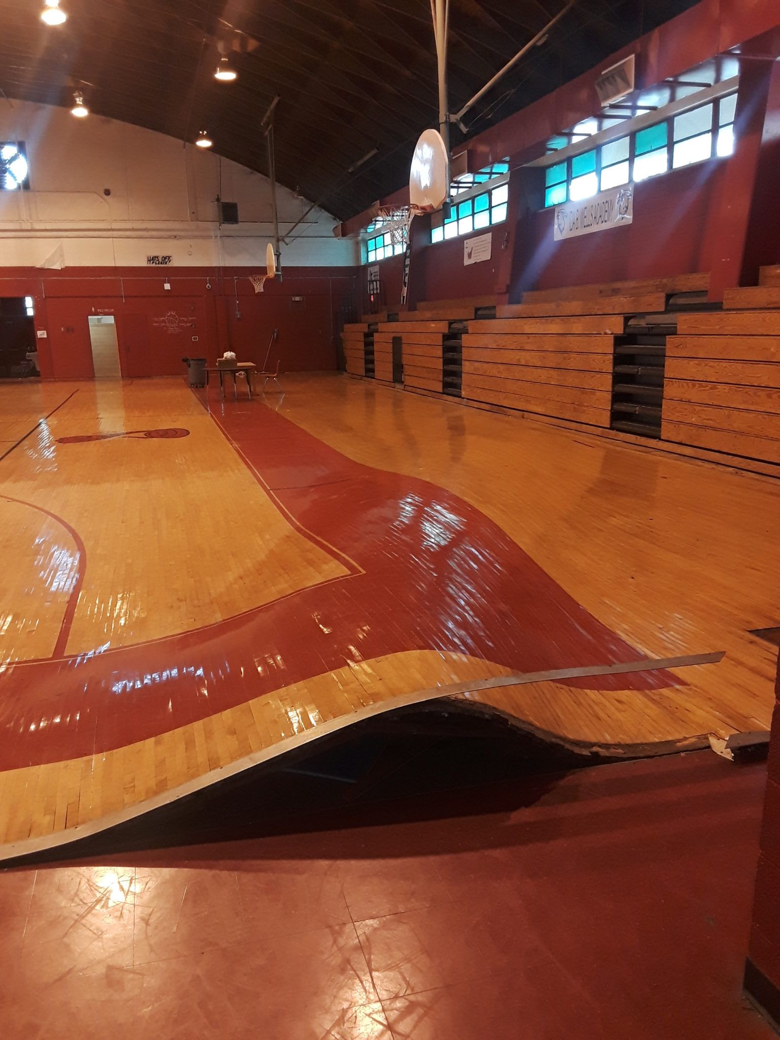 Carver High School Gym Floor Installation - Sports Floors, Inc.