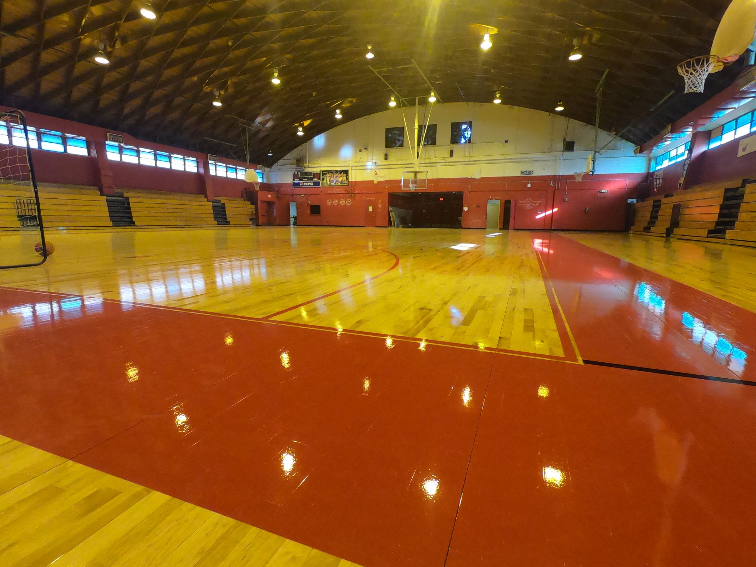 Carver High School Gym Floor Installation - Sports Floors, Inc.